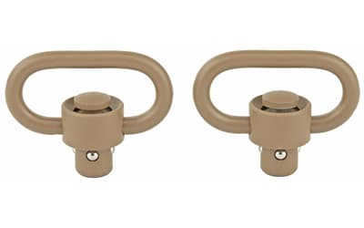 Grovtec Heavy Duty Push Button Swivels FDE